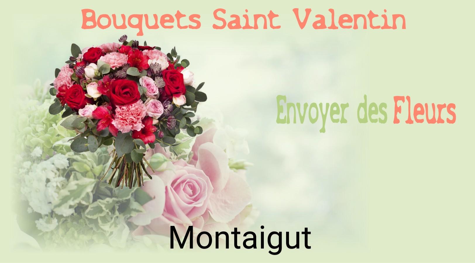 Roses de Saint-Valentin livrées à Montaigut